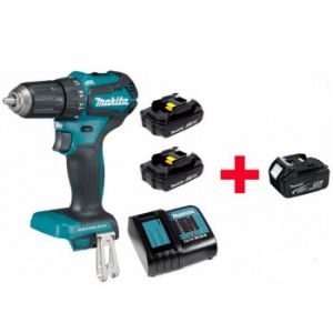 Аккумуляторная дрель-шуруповерт MAKITA DDF 483 SYE + АКЦИЯ (BL1850B 1 шт.)