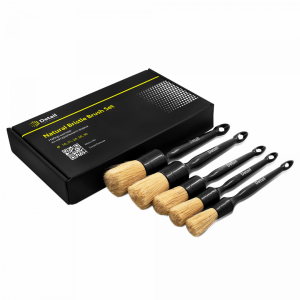 Комплект пласт. кистей с натуральным ворсом, Detail, DT-0255