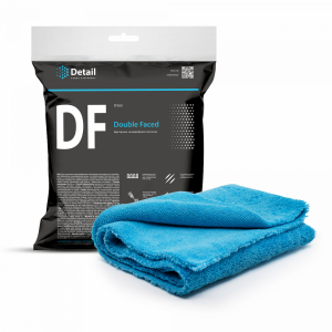 Микрофибровая салфетка DF "Double Faced", двухсторонняя, 40*40