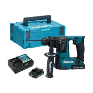 Аккумуляторный перфоратор MAKITA HR 140 DWYE1 в кейсе + аксессуары