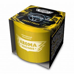 Ароматизатор гелевый «Aroma Motors» SWEET FRUIT в картонной упаковке(круглый) 100мл