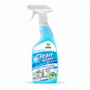 Средство для стекол и зеркал GraSS "Clean Glass" (голубая лагуна). 600 мл.