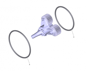 Планетарная шестерня в комплекте, Karcher К 4 Promo, 4.100-712.0