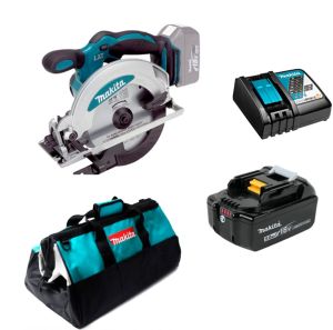 Пила дисковая MAKITA DSS 610 RF1 (АКБ 5,0 А/ч + ЗУ, сумка)