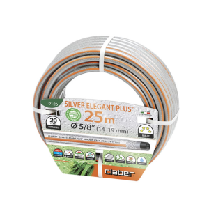 Шланг поливочный Claber Silver Elegant Plus 5/8" (14-19 MM) 25 м.