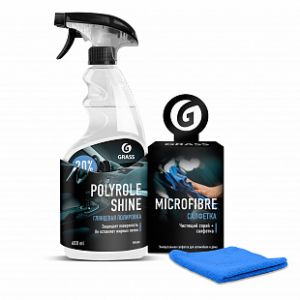 Набор глянцевая полироль + салфетка 2021 МК