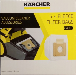 Фильтр-мешки флисовые Karcher для пылесосов VC 2, 5 шт.