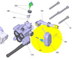 Линейный привод в сборе, K5 FC-K7 FC, Karcher