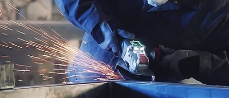 Угловая шлифмашина Bosch GWX 9-125 S в коробке