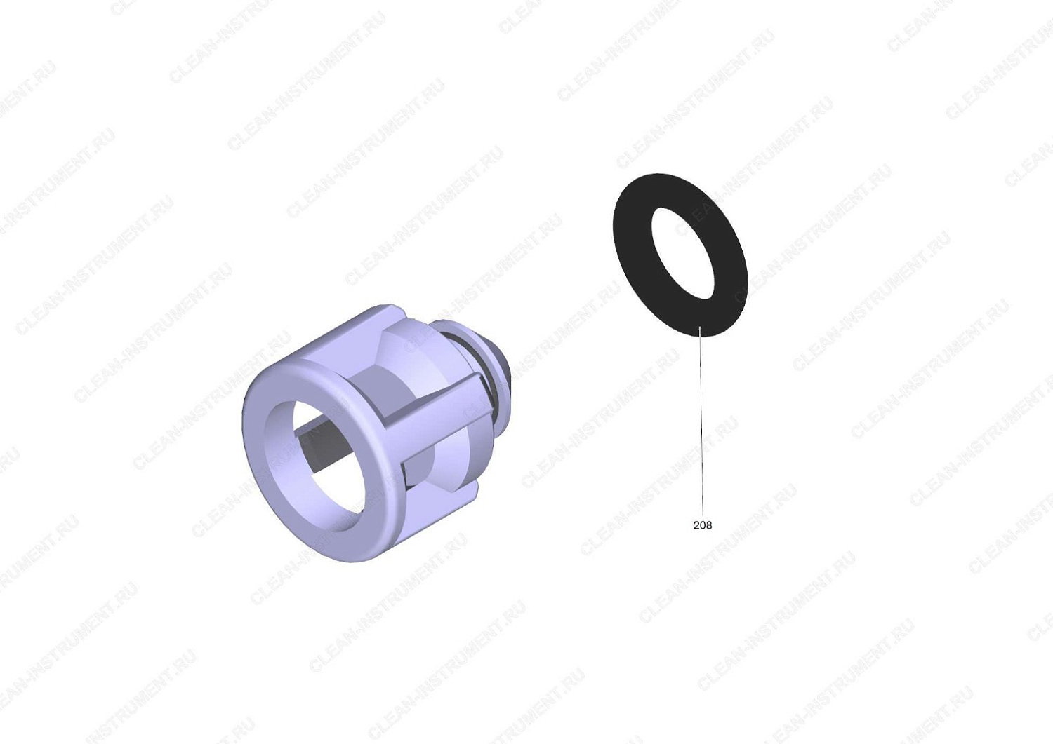 Обратный клапан в сборе, Karcher, 4.584-022.0