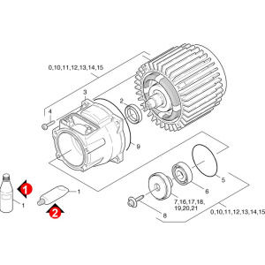 Уплотнение вала, 17х35х7, Karcher, 7.367-002.0