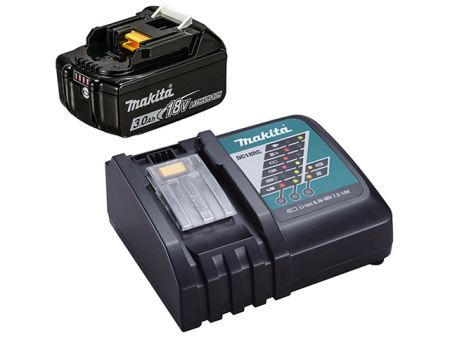 Аккумуляторы и зарядные устройства MAKITA BL1830B 1 шт + DC18RC