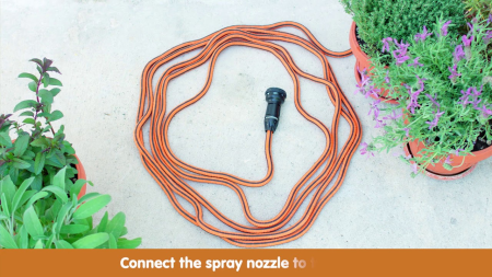 Шланг поливочный расширяющийся Claber Springy, 15 м, 9334