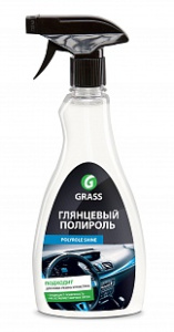 Полироль для кожи, резины и пластика GraSS "Polyrole Shine", 500мл.