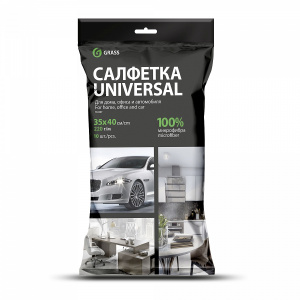 Салфетка микрофибра Grass 250 г/м 35*40 (10шт)