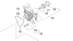 Уплотнительное кольцо 12x20x5, Karcher, 6.362-875.0