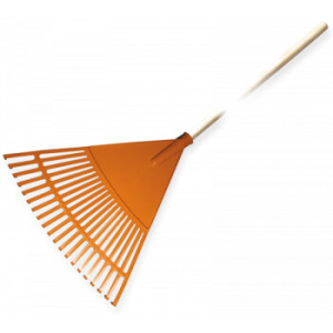 Грабли веерные BRADAS 20 зубьев с рукояткой