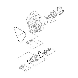 Комплект головки цилиндра, K3, Karcher, 9.755-339.0