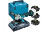 Аккум. углошлифмашина MAKITA DGA 504 Z в кейсе