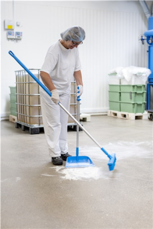 Ручка эргономичная алюминиевая, Vikan, 1510 мм, синий цвет