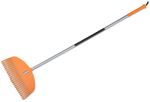 Грабли для листьев BRADAS 23 зуба с рукояткой