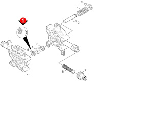 Уплотнительное кольцо 12х20х5, Karcher, 6.365-394.0