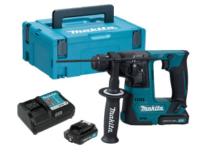 Аккумуляторный перфоратор MAKITA HR 140 DWYE1 в кейсе + аксессуары