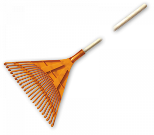 Грабли веерные BRADAS 23 зуба с рукояткой