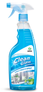 Средство для стекол и зеркал GraSS "Clean Glass" (голубая лагуна). 600 мл.