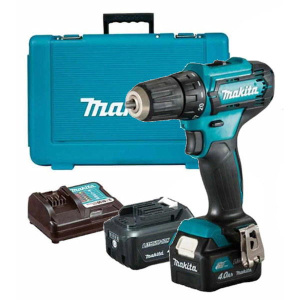 Аккумуляторная дрель-шуруповерт MAKITA DF 333 DWME в чем. + Набор бит