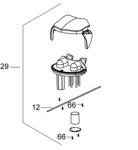 Набор поплавок заменитель SV 7 Karcher 6.402-117.0