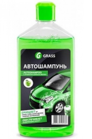 Автошампунь "Auto Shampoo" с ароматом  яблока (флакон 1 л)