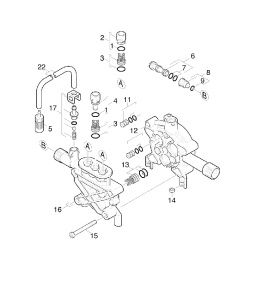 Комплект клапанов, 3 шт, Karcher, 2.884-877.0