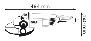 Угловая шлифмашина Bosch GWS 26-180 H Professional (0.601.855.100)