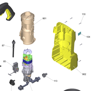 Корпус двигателя, K2-K3, Karcher