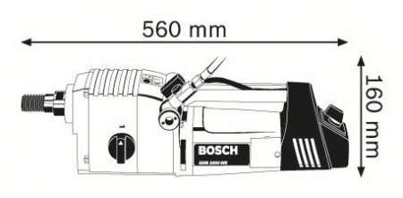 Дрель безударная Bosch GDB 2500 WE