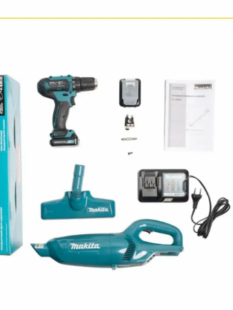 Набор инструмента MAKITA DF 333 DZ, CL 106 FDZ, 2 x BL 1016, DC 10 WD (carton)